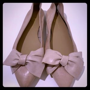 Pink Italian Leather flat - Size 7